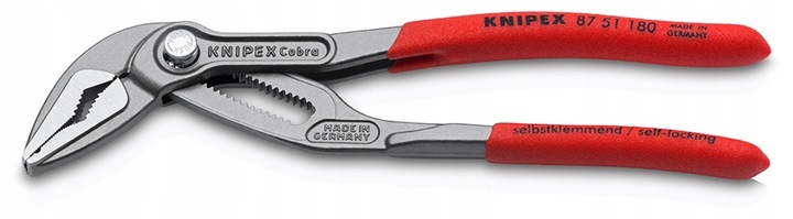 KNIPEX 87 51 180 szczypce nastawne Cobra ES ekstra cienkie 180 mm