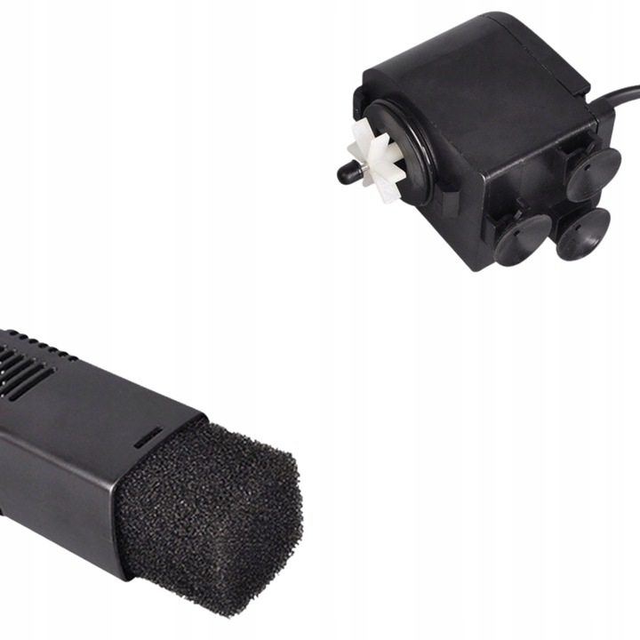 FILTR WEWNĘTRZNY PROFESJONLANY DO AKWARIUM POMPKA GĄBKOWY 4W 400L/h