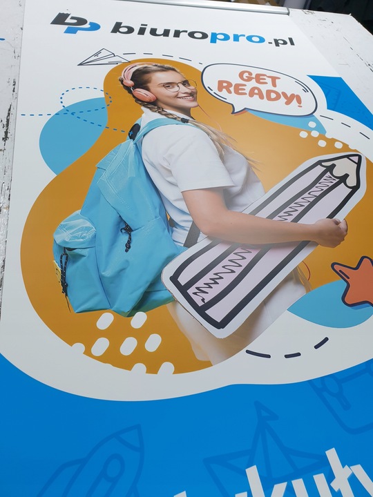 ROLL-UP 85x200, ROLLUP z wydrukiem 24h BLOCKOUT - reklama TARGI