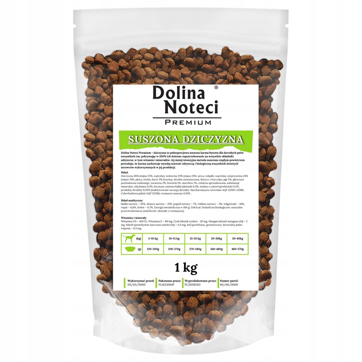 DOLINA NOTECI PREMIUM SUSZONA DZICZYZNA 1 KG