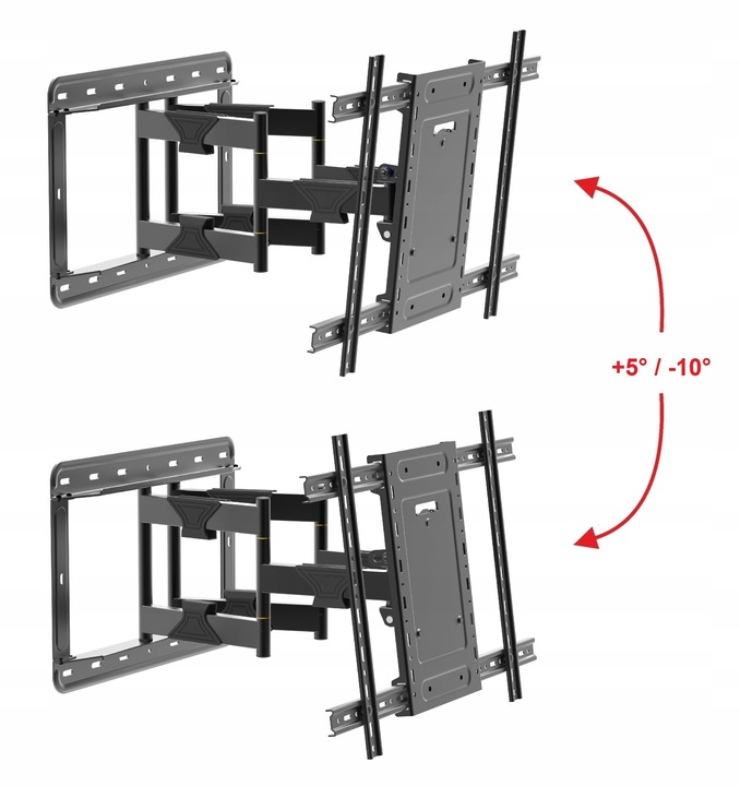 EXTRA MOCNY UCHWYT do TELEWIZORA WIESZAK TV 32-100 cale TEST 80 kg