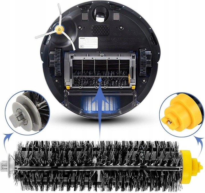 ZESTAW FILTRY AeroVac SZCZOTKI DO iRobot ROOMBA 620 650 671 676 680