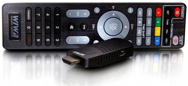 Dekoder Tuner Wiwa TV Naziemnej DVB-T2 HEVEC MINI