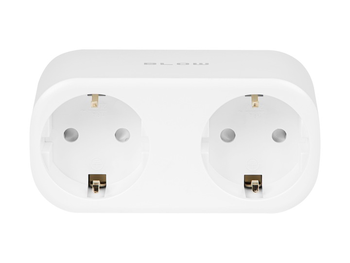 GNIAZDKO PODWÓJNE WiFi INTELIGENTNE SMART TUYA WATOMIERZ PROGRAMATOR