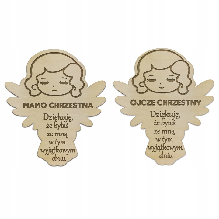 PREZENT PODZIĘKOWANIE DLA RODZICÓW CHRZESTNYCH KOMUNIA ŚWIĘTA CHRZEST