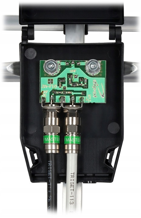 Antena TV UHF VHF Tri Digit Combo H/V DVB-T2 LNA-169 38dBi MUX-8 Dipol