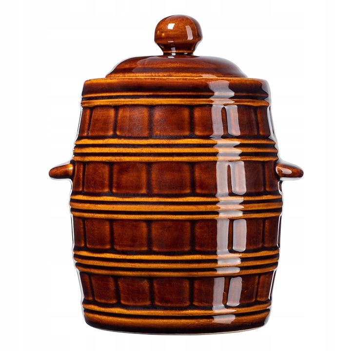 BECZKA KAMIONKA 12L GARNEK DO KISZENIA OGÓRKÓW KAPUSTY Z KOŁNIERZEM