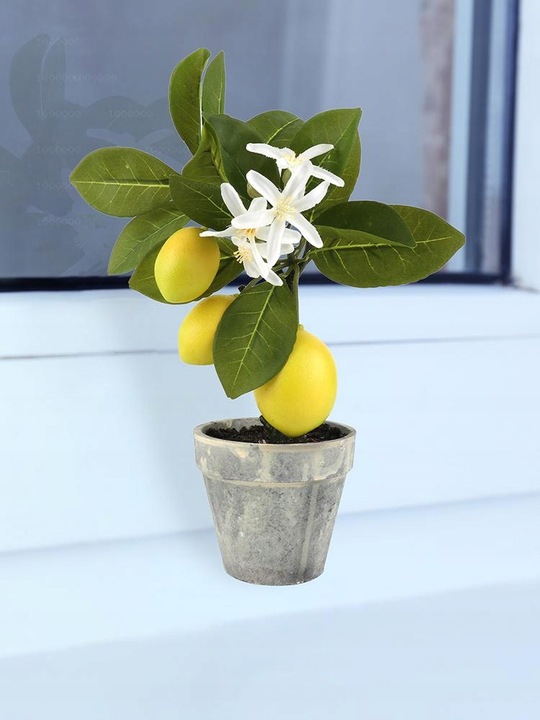 Sztuczne drzewko bonsai cytrynowe do dekoracji wnętrz i imprez