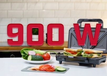 Opiekacz MPM MOP-20M srebrny/szary 900 W