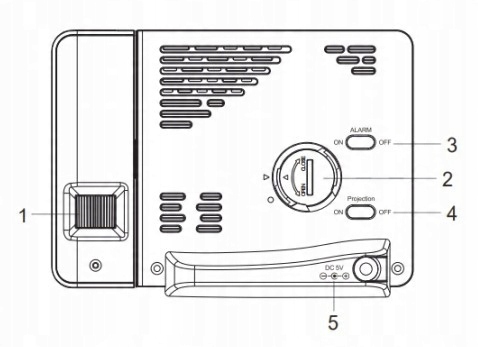 Stacja Pogody Pogodowa Zegar Czujnik Zewnętrzny Higrometr Budzik