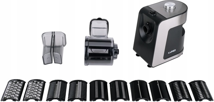 SZATKOWNICA ELEKTYCZNA DO WARZYW 250W 5 OSTRZY ZE STALI NIERDZEWNEJ