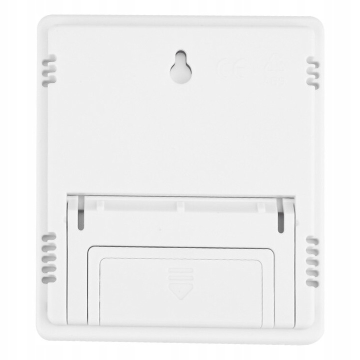 STACJA POGODOWA POGODY TERMOMETR HIGROMETR CZUJNIK SONDA ZEGAR BUDZIK