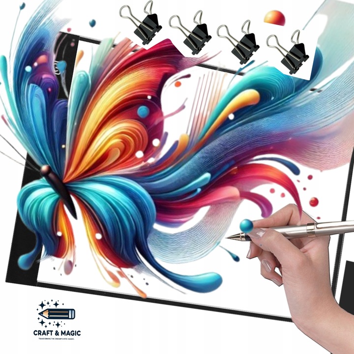 Tablet Graficzny A4 LED! Idealny Prezent dla Ucznia Szkoły Podstawowej