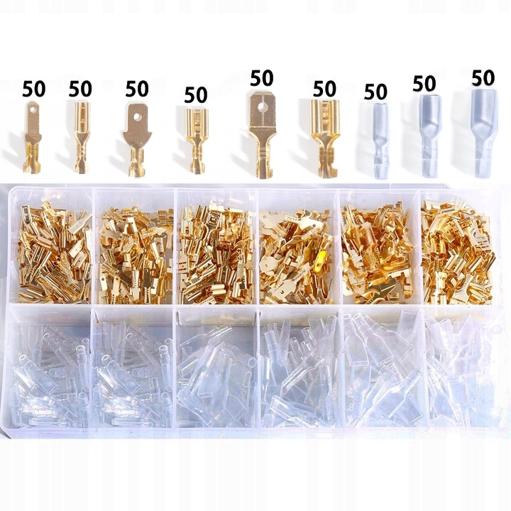 Zaciskarka praska konektorów zestaw samochodowych duży zestaw złącza