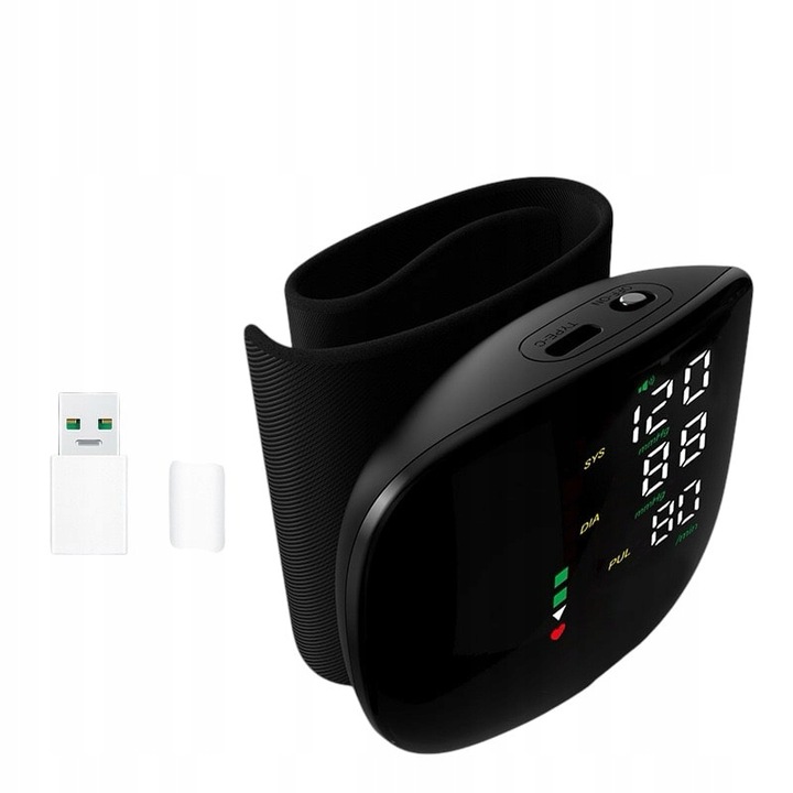 CIŚNIENIOMIERZ NADGARSTKOWY ELEKTRONICZNY DOKŁADNY POMIAR ETUI USB
