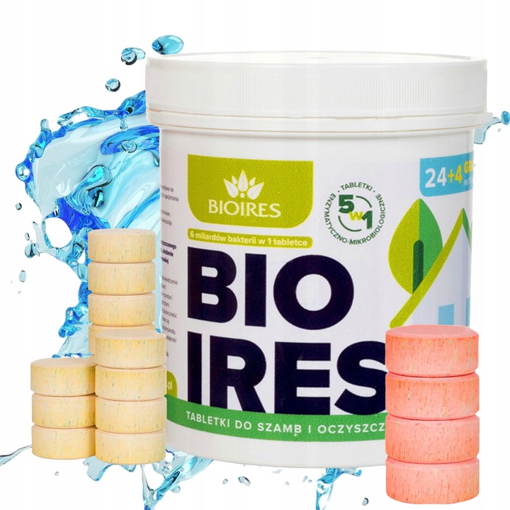 TABLETKI BIO BAKTERIE DO SZAMBA OCZYSZCZALNI USUWA SMRÓD KOŻUCH