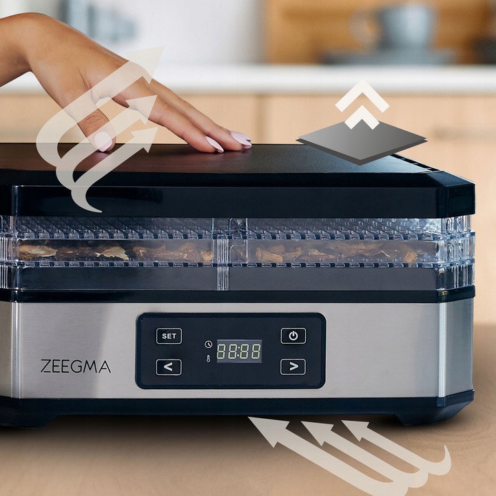 Suszarka spożywcza DUŻA Suszarka DO GRZYBÓW OWOCÓW WARZYW ZIÓŁ TIMER