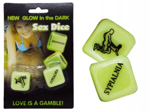 Gra Erotyczna Wstępna Planszowa Dla Par + Kości Miłości Kamasutra Świecące