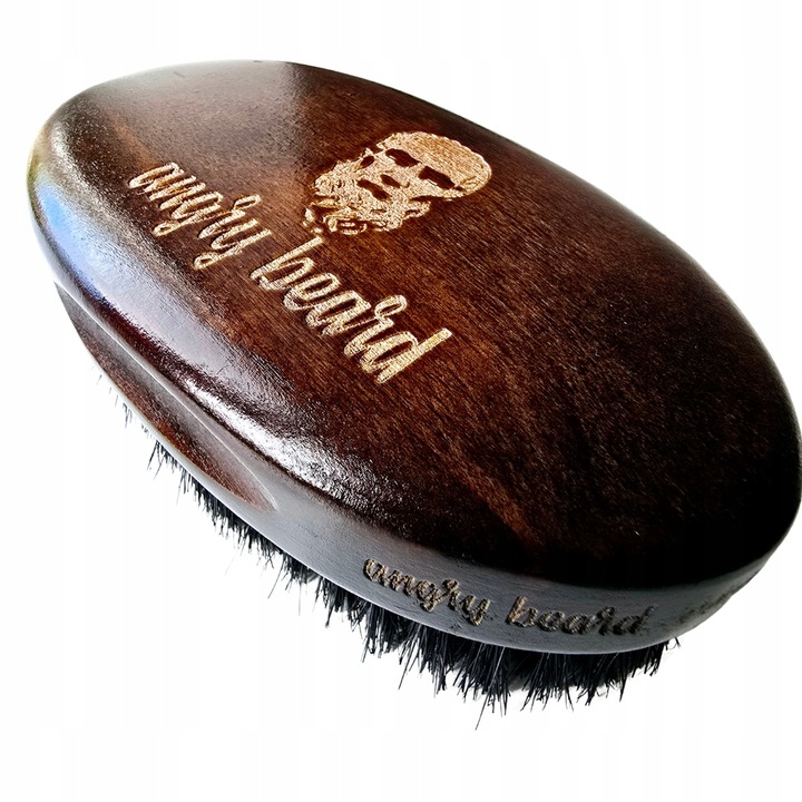 Angry Beard Legendarna Mitologiczna Szczotka do Brody z włosiem Dzika 100%