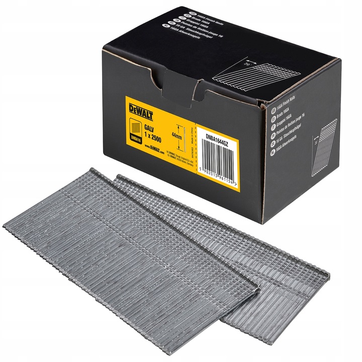 DEWALT Gwoździe 44mm x 1,6mm do Gwoździarki 2500szt DCN660