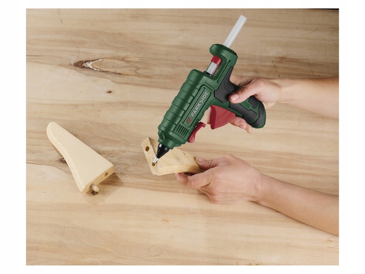 PISTOLET DO KLEJU NA GORĄCO PARKSIDE PHP 500 STACJA + KLEJ 11mm Nowy