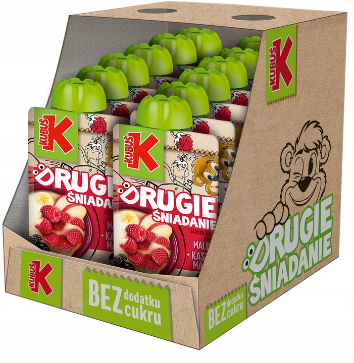 Kubuś Drugie śniadanie Mus banan aronia 100g 12szt