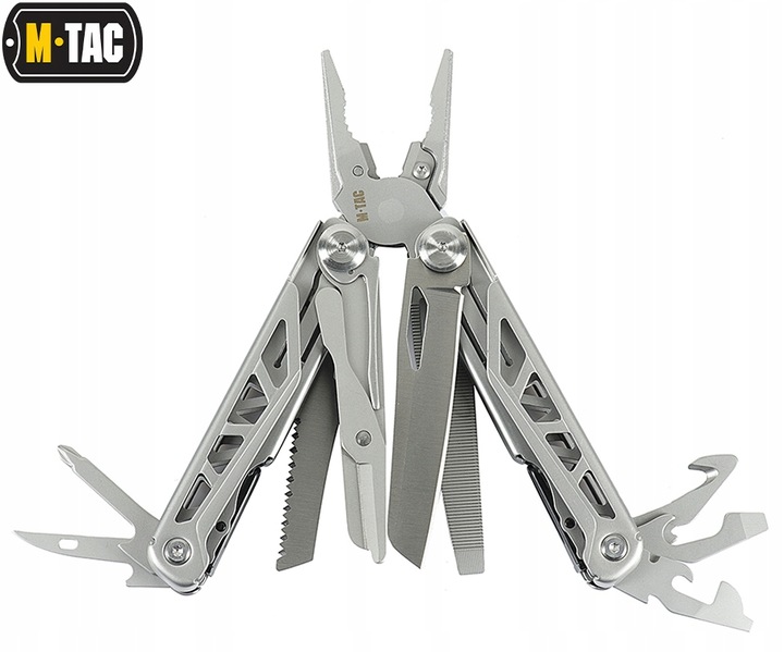 Multitool Narzędzie Wielofunkcyjne survival M-Tac Type 3 Grey z kaburą 14w1