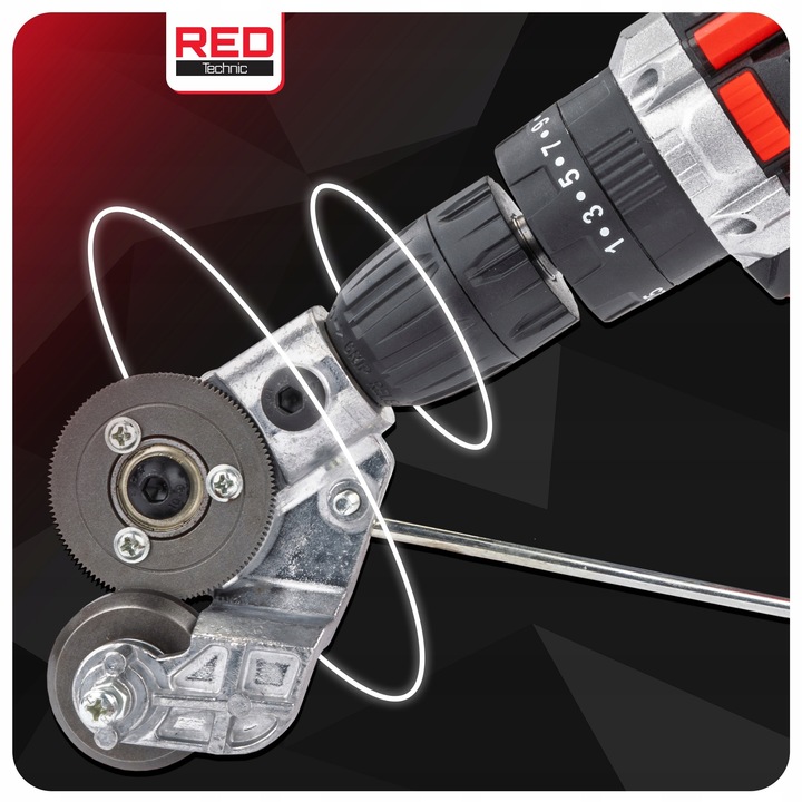 ADAPTER DO CIĘCIA BLACHY NA WKRĘTARKĘ WIERTARKĘ NOŻYCE PRZYSTAWKA