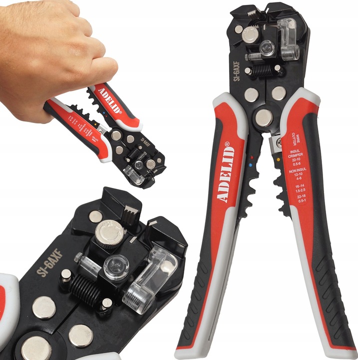 ŚCIĄGACZ NAJWYŻSZY MODEL SZCZYPCE DO ŚCIĄGANIA IZOLACJI KABLI PRASKA