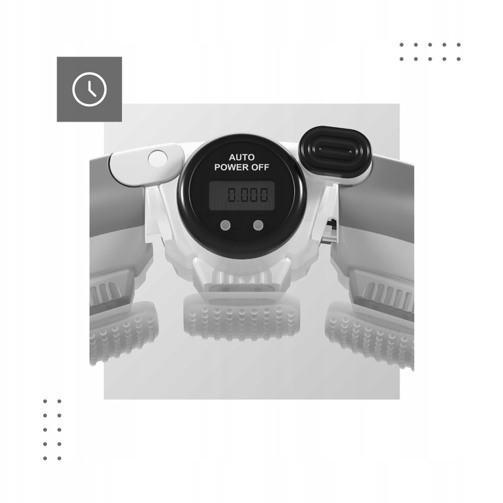 Hula hop SMART z LICZNIKIEM obciążeniem wypustkami ODCHUDZAJĄCE Athler