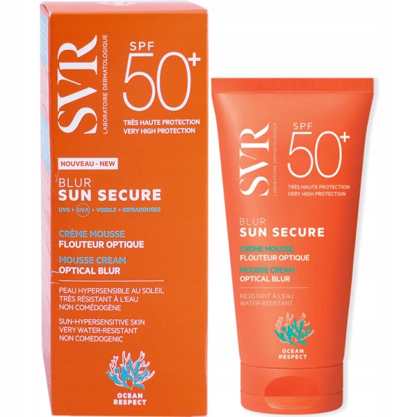 SVR SVr Sun Secure Blur SPF50+ krem do opalania 50 ml