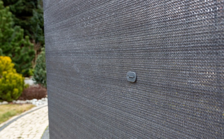 SIATKA CIENIUJĄCA 95% OSŁONA PŁOT 1,50mx10m GRAFIT