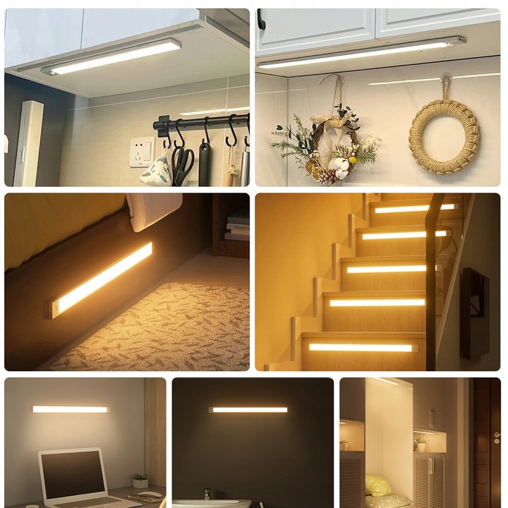 Lampa Podszafkowa 50cm LED z czujnikiem ruchu listwa kuchenna meblowa