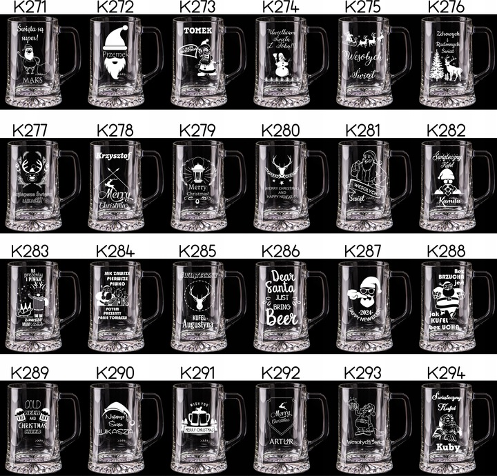 KUFEL DO PIWA Z GRAWEREM 660 ml URODZINY PREZENT DZIEŃ OJCA KAWALERSKI