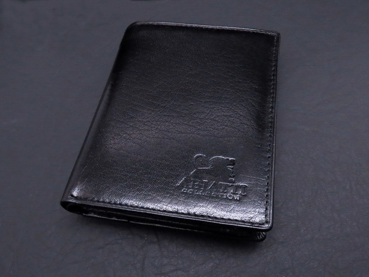 SKÓRZANY PORTFEL MĘSKI ABIATTI OCHRONA KART RFID !