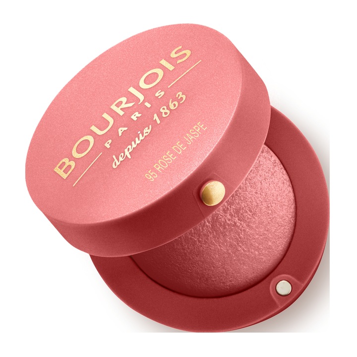 BOURJOIS Little Round Pot Prasowany Róż do policzków 2,5g 95 Rose de Jaspe