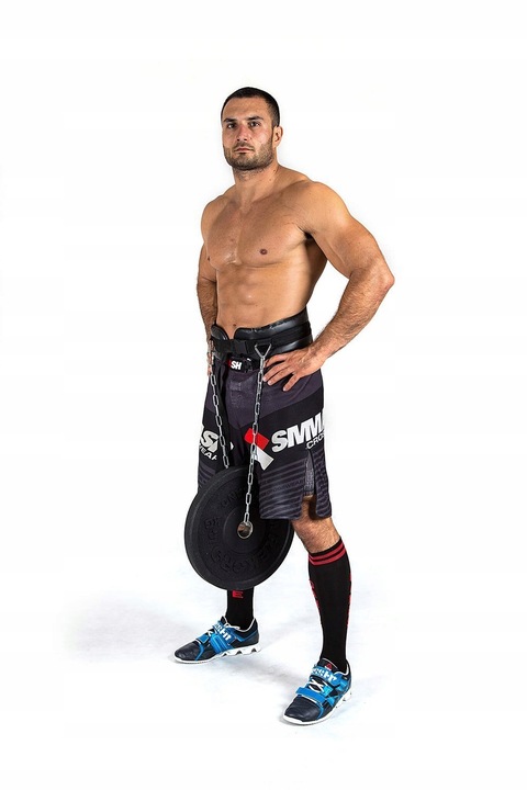 DIP BELT PAS OBCIĄŻENIOWY KULTURYSTYCZNY Z ŁAŃCUCHEM MOCNY BUSHIDO