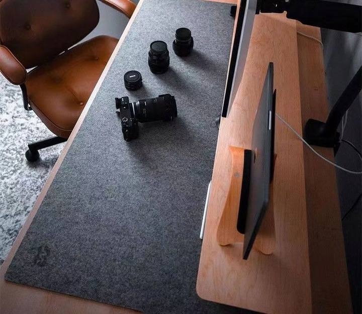 Podkładka pod myszkę MOZOS WOOL-PAD 1200x600mm Duża na całe biurko