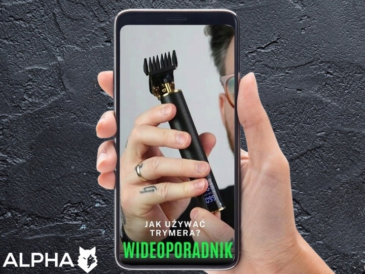 Trymer Alpha Maszynka 7w1, Golarka Do Brody, Do Ciała