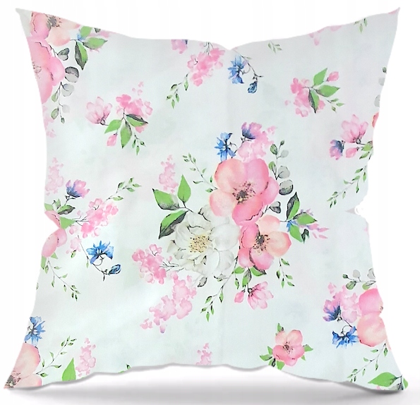 Komplet Pościeli 160x200 cm Bawełniany w Kwiaty Polska 100% Bawełna wz124