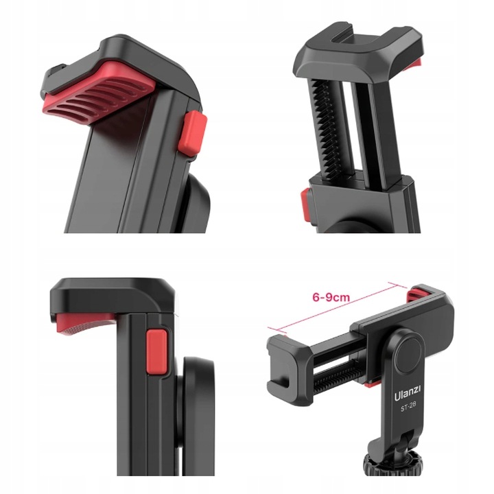 UCHWYT NA TELEFON DO STATYWU APARATU LAMPY RING