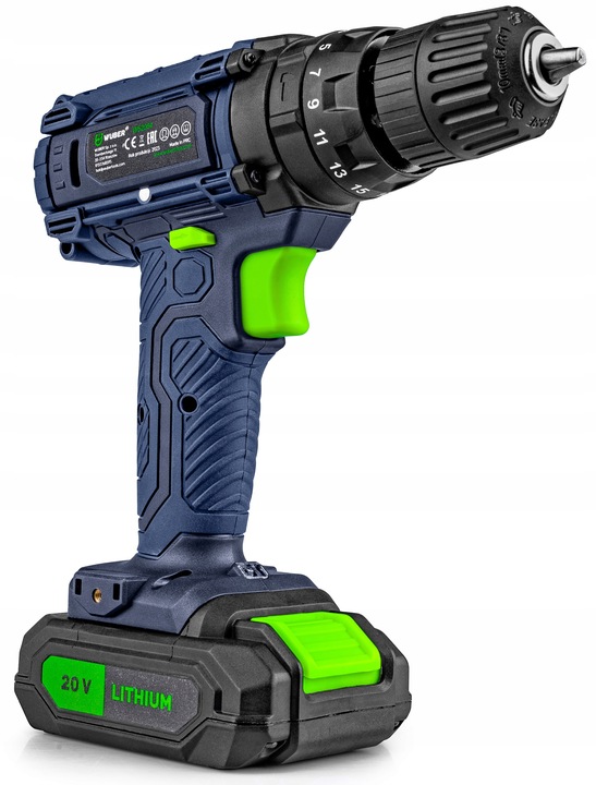 WIERTARKO WKRĘTARKA UDAROWA AKUMULATOROWA 20V 2X AKUMULATOR + WALIZKA