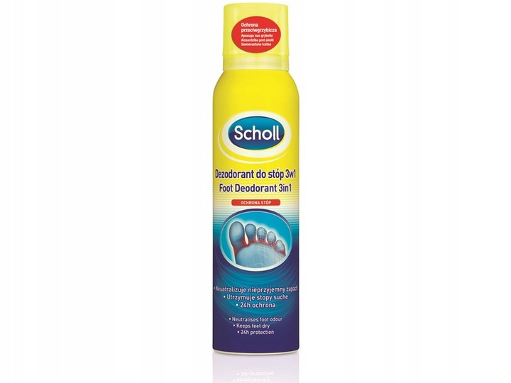 Dezodorant do stóp SCHOLL 3w1 150 ml