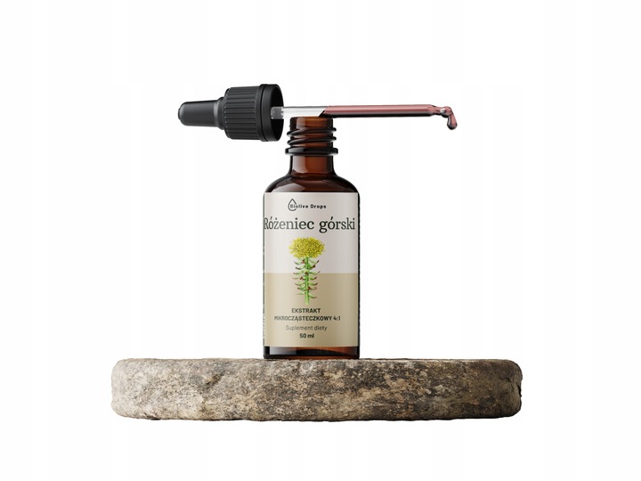 Różeniec Górski Krople Ekstrakt Mikrocząsteczkowy Adaptogeny Suplement 50ml