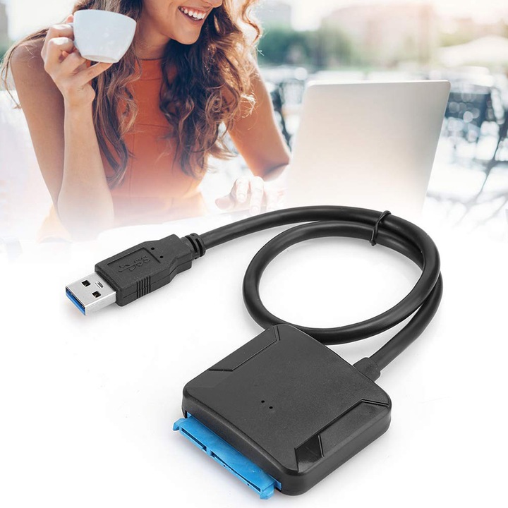 Adapter SATA USB, USB 3.0 na SATA III, adapter do dysku twardego 2,5" 3,5"