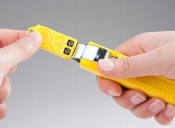 JOKARI Nóż hakowy do izolacji kabli ściągacz izolacji 10282