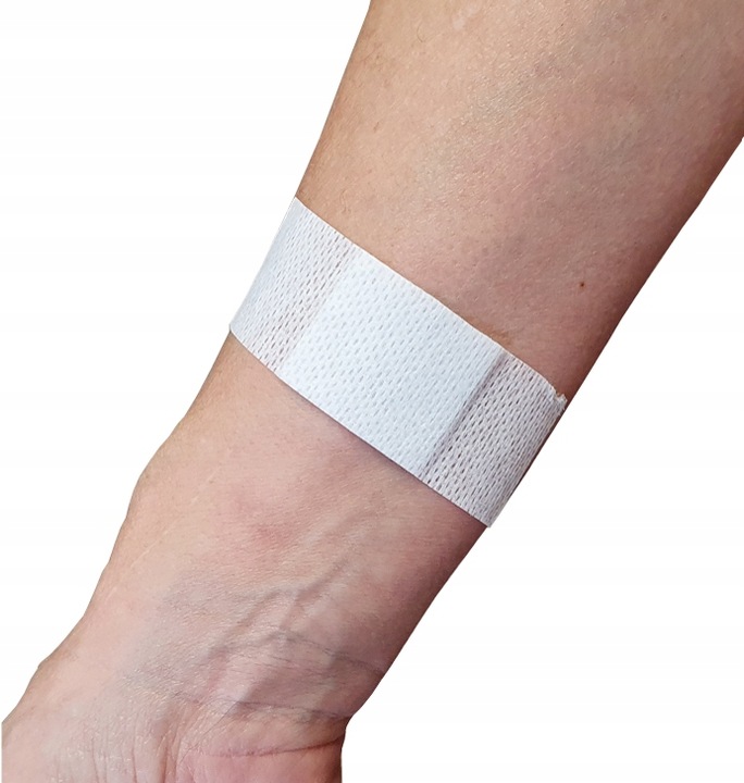 PLASTER Z OPATRUNKIEM 8CMx5M DO CIĘCIA WŁÓKNINOWY