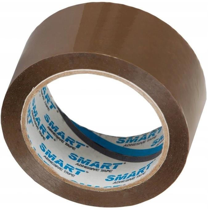 TAŚMA PAKOWA 48/100y KLEJĄCA BRĄZOWA SMART 36szt.