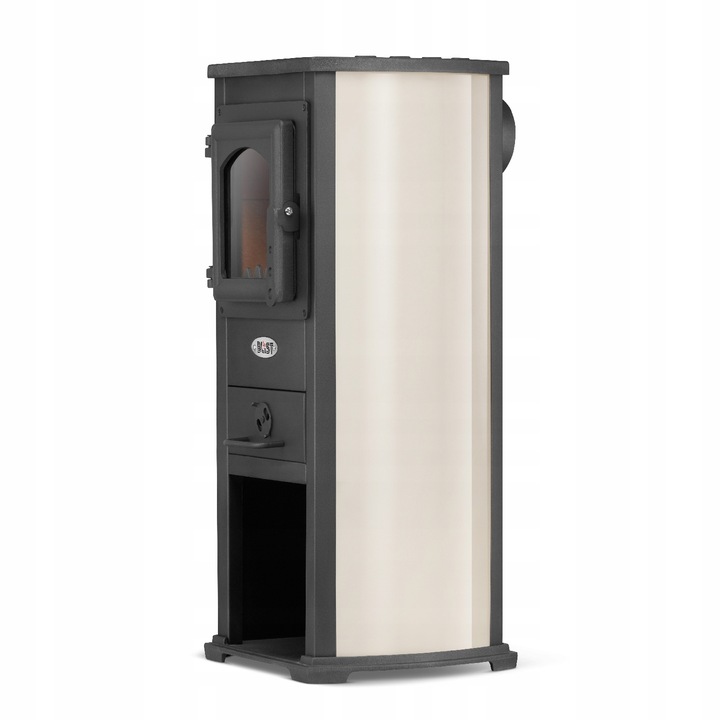 Piec stalowy kominek wolnostojący BLIST Ekonomik Lux / BERNA LUX 8,5