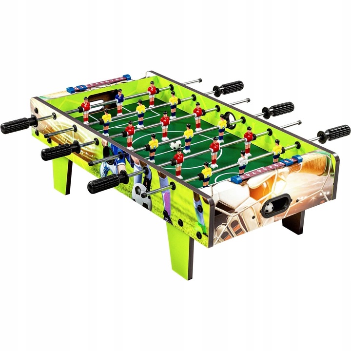 KOLOROWA MINI GRA PIŁKARZYKI STÓŁ PIŁKARSKI